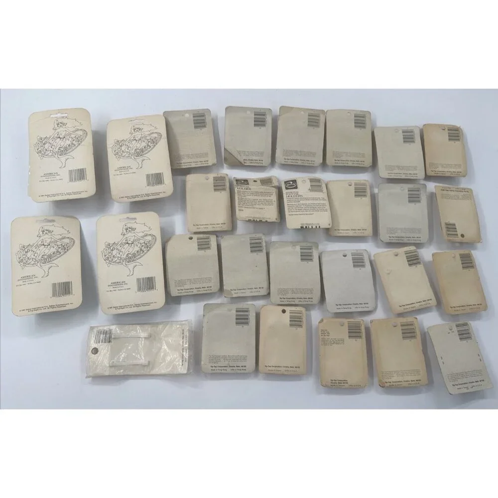 Vintage Goodys Tip Top Little Mermaid Ponytail Holders Lot of 28 80s 90s USA NOS